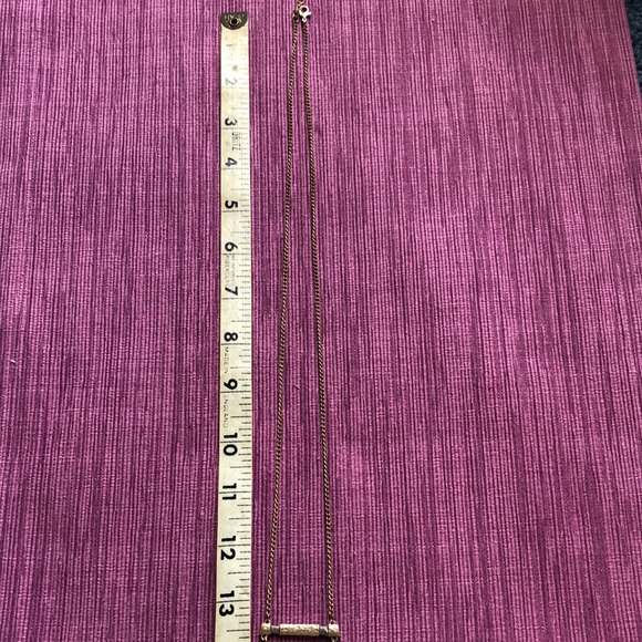 Gold Fringe Necklace NWOT - Picture 5 of 6